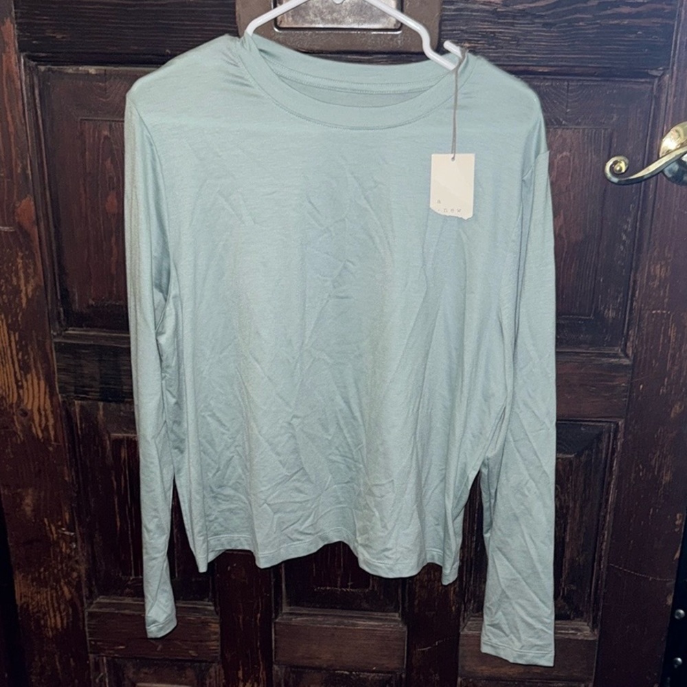 NWT!  Light Blue Long Sleeve Shirt
